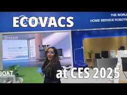 Amy at CES! ECOVACS Robotics Unveils DEEBOT X8 PRO OMNI and the GOAT