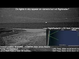 Live NJ Camera & Flightradar Comparison