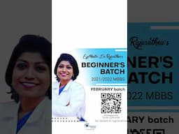 BEGINNERS' FEB BATCH #2- 2021/2022MBBS