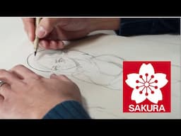 Drawing manga with SAKURA MANGA PENS! [HEADSupDATE]