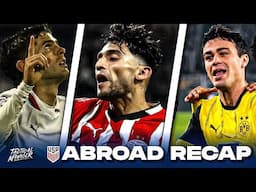 Pepi LIGHTS UP Liverpool | Pulisic SCORES AGAIN | Gio Reyna BACK HEEL ASSIST | USMNT Abroad