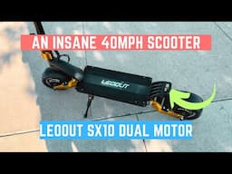 LEOOUT SX10 is another Insane 40mph Dual Motor Scooter for $850