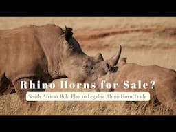 Conservation News Ep.3 | Rhino Horns for Sale? South Africa’s Bold Plan to Legalise Rhino Horn Trade