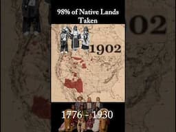 98% of Native American Lands Taken          #history #america #map