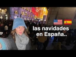 Estadounidense Reacciona al CAOS NAVIDEÑO de MADRID