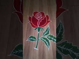 #roseflowerpainting #roseflowerdesign #roseflowerrangoli #ytshortsindia #ytshorts #youtubeshorts