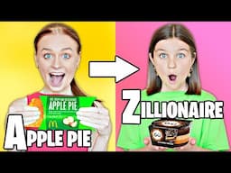 Eating JUNK FOOD in ALPHABETICAL ORDER challenge! | Fizz Sisters