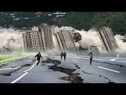 Disaster Strikes Today! Powerful Earthquake Shaking Guatemala Destroying Buildings 2025