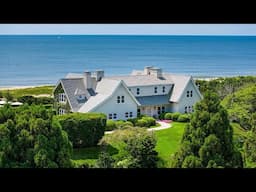 $95,000,000! An exceptional East Hampton estate directly on the ocean