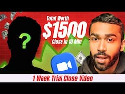 Closing a $1500 💸 SMMA Deal on Live Zoom Call!