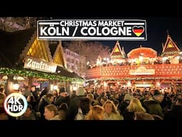 🇩🇪 Köln / Cologne, Germany Christmas Markets Walk 2024🎄4K HDR Walking Tour