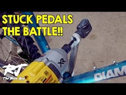 Removing Stuck Pedals. Fails And Success. It's WAR!!!