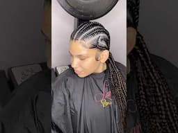 6 Stitch braids 🩷 #braids #braidstyles