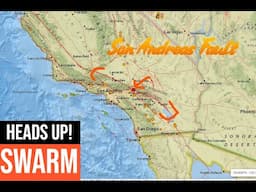 Earthquake swarm with 3.0 Quakes on the San Andreas Fault. Monday 2/10/2025