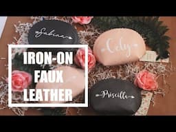 Iron On Faux Leather