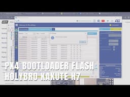 Flashing PX4 Bootloader on Non-Standard Pixhawk Autopilots (Holybro Kakute H7)