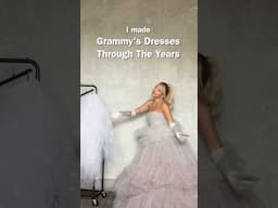 5 decades of Grammys Fashion! #grammys #2025 #sewing