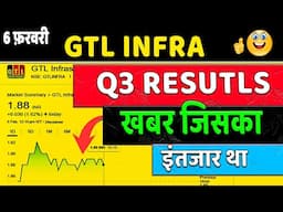 GTL Infra Q3 Results update | gtl infra share latest news today | gtl infra news today | gtl infra