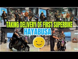 Taking Delivery of 1st Superbike Hayabusa | Most Reliable Super sports bike? #suzuki #suzukihayabusa