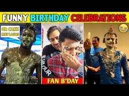 Indian Cricketers Most Funny Birthday Celebrations Ever | Virat, Rishabh, Rohit & Dhoni