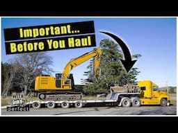 5 Tips to Heavy Equipment Hauling | Heavy Equipment Operator