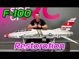 Reviving History: F100 Museum Restoration Kicks Off! BVM F-100 RC JET part 2