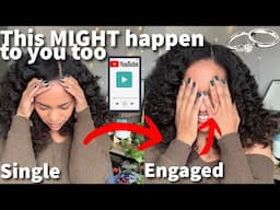 I used a YouTube video to get engaged while I was single ( single to married + law of assumption )