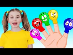 Nick and Poli Balloon Finger Family Song + Fun Kids Songs