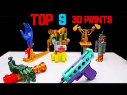 TOP 9 COOL Things to 3D Print Timelapse