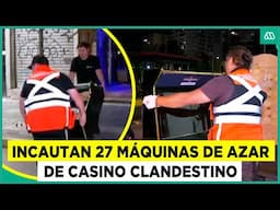 Allanan casino clandestino a pasos de municipalidad: Incautaron 27 máquinas de azar