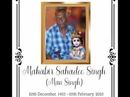 The Cremation of the late Mahabir Sahadeo Singh