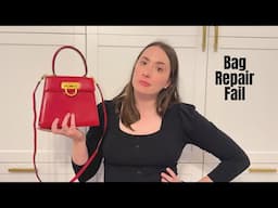 Ferragamo Vintage Top Handle Bag Repair Fail Storytime