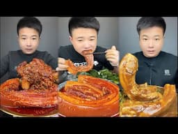 Eating Red Braised Pork | Chinese Food Delicious | Mukbang Eating Show