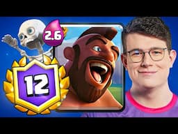 12 WIN GRAND CHALLENGE WITH 2.6 HOG CYCLE! - Clash Royale