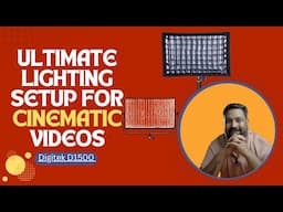 Ultimate Lighting Setup for Cinematic Videos | Digitek D1500 Review + Softbox & Grid Test