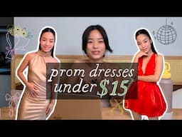 I found secondhand prom dresses under $15! Thrifting maxi and bubble skirt dresses ~