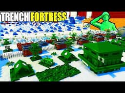 I built a Trench FORTRESS in Army Men BASE BUILDING Simulator! - Attack on Toys