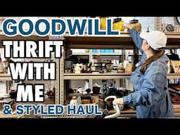 Goodwill Thrift Store Shopping• Thrift Store Finds•Thrift with Me & Haul