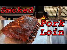 Pork Loin Recipe | 8-Bone Pork Loin Smoked in an Offset Smoker with Apple Wood