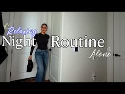 6PM RELAXING NIGHT ROUTINE ALONE l Christen Dominique