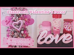 I Added Valentine’s Day Decor to my Classroom! 💕 2025 Valentine’s Day Tree