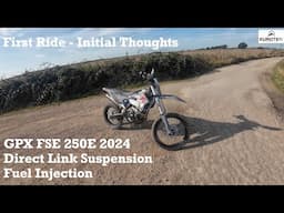 First Ride GPX 250E 2024 Direct Link Trail Bike