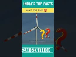 Wind Turbine Facts in Hindi | ITF Facts #short #shorts