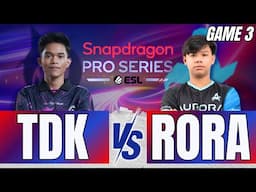 NAUTAKAN NI DEMONKITE! | GAME 3 | TDK VS RORA | DAY 5 SNAPDRAGON CHALLENGE S6