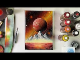 Red flash - Painting tutorial with Spray Paint