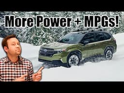 2025 Subaru Forester Hybrid Debuts with More Power AND MPGs!