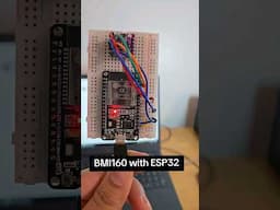 Measuring Acceleration using BMI160 & ESP32 #esp32 #BMI160 #acceleration