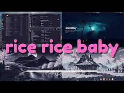 Rice Rice Baby Episode 1 - I rate your Windows, Linux and macOS desktop customizations