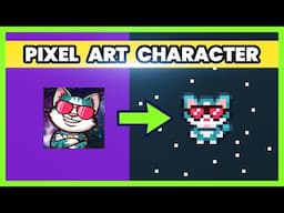 How to Draw a Character for your game in Pixel Art! - Start to Finish!