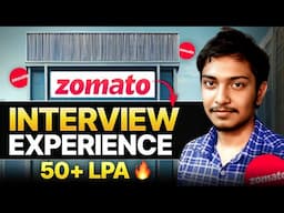 Zomato Interview Experience | Off-Campus Journey🔥